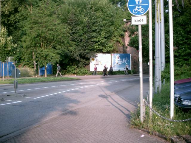 Radweg-Ende Radweg-Ende