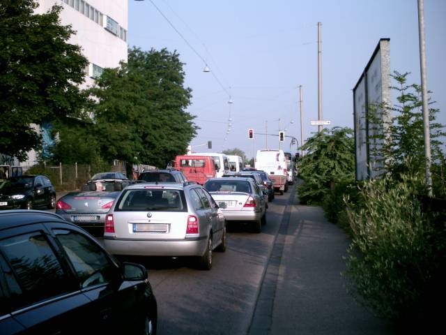 Hochstraße, vor der Brücke Hochstraße, vor der Brücke
